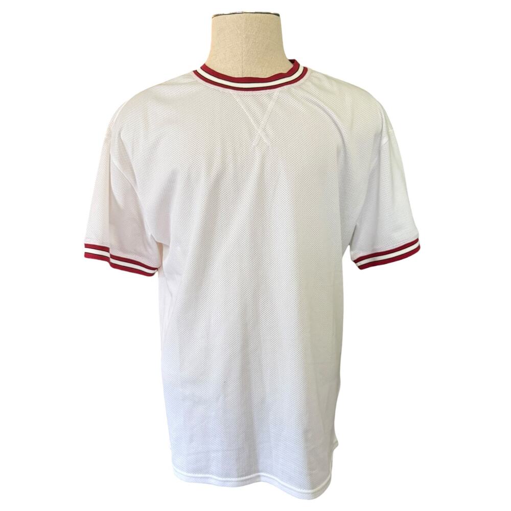 PacSun White Short Sleeve Jersey Netted T Shirt Size Medium